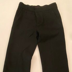 Black Marc Jacobs awesome cropped wide-legged wool culottes size 4!